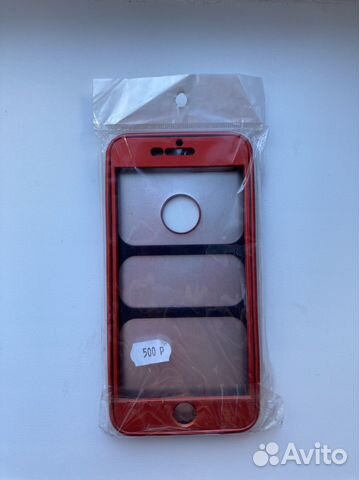 Чехол на iPhone 7/8 plus двусторонний