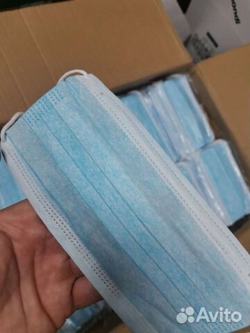 Маски одноразовые много