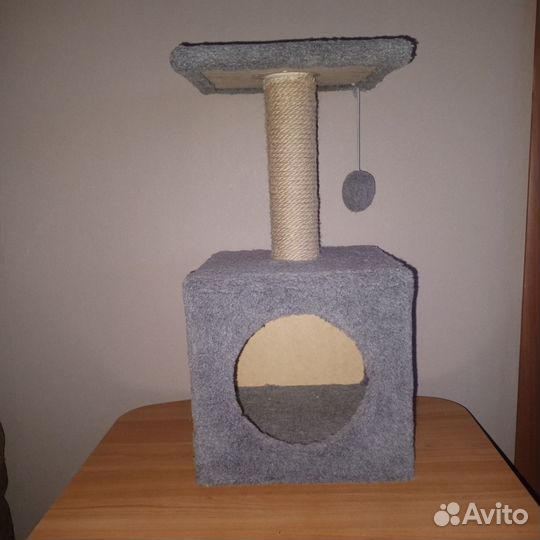 Когтеточка с домиком новая