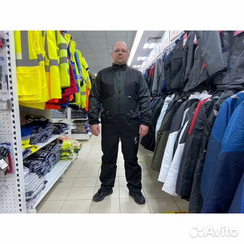 Спецодежда Рабочий комбинезон Dimex 671,черн/серый