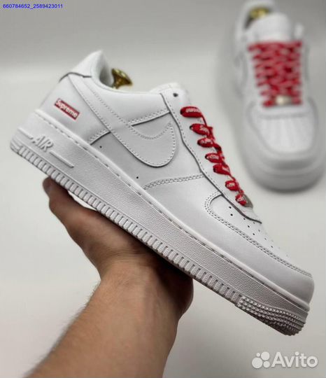 Кроссовки Nike Air Force 1 Low & Supreme (Арт.22440)