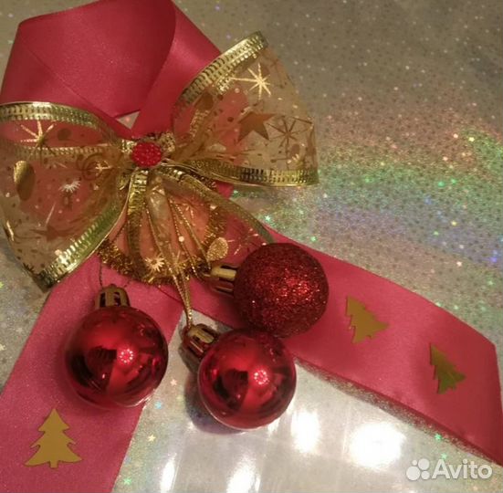 Новогоднее оформление украшение бутылки