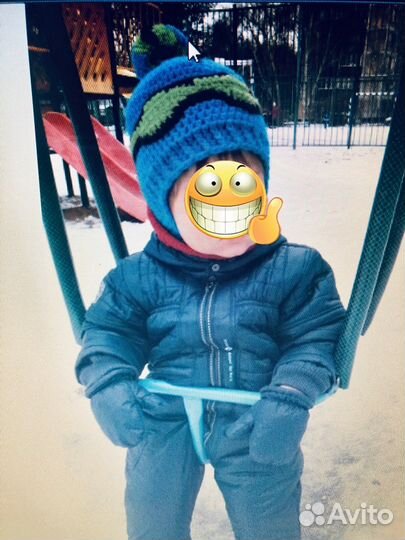 Зимняя шапка и шарф (набор вязаный)