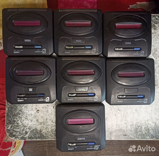 Игровая приставка Sega MegaDrive 16bit