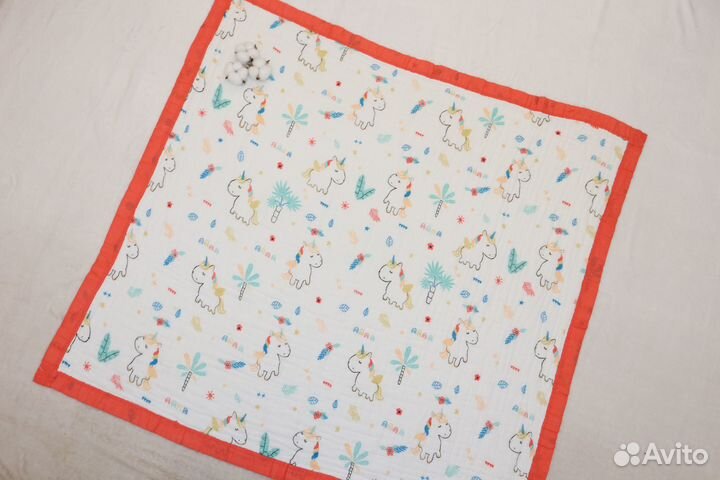 Муслиновый плед для малышей 