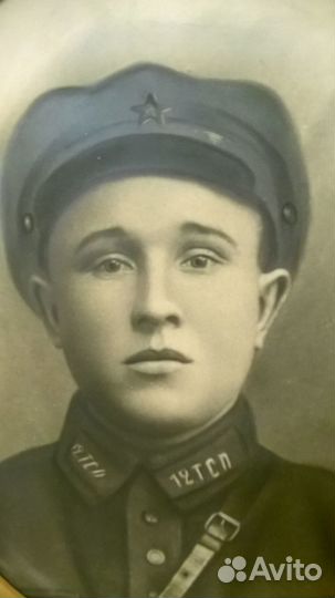 Старинный портрет солдата