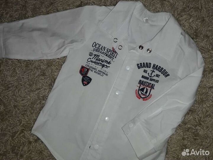 Невероятно стильная рубашка, 80 р-р