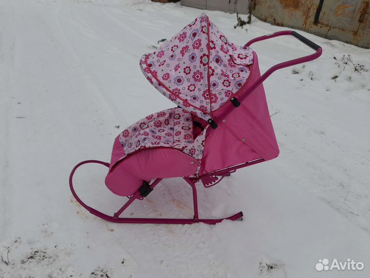 Детские санки коляска бу