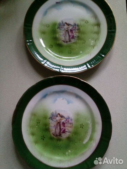 Старинные тарелки Жницы