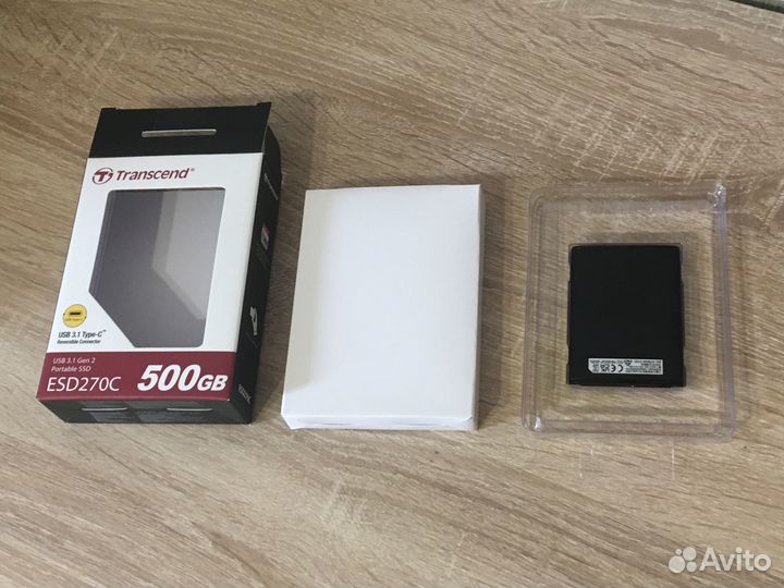 Внешний SSD диск transcend ESD270C 500Гб