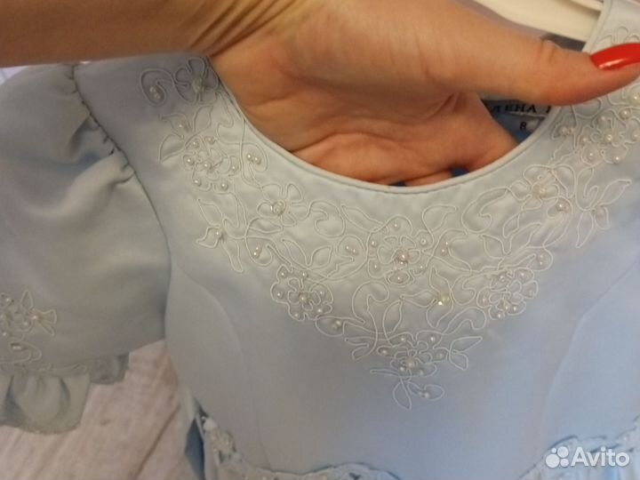 Платье для девочки (снегурочки)