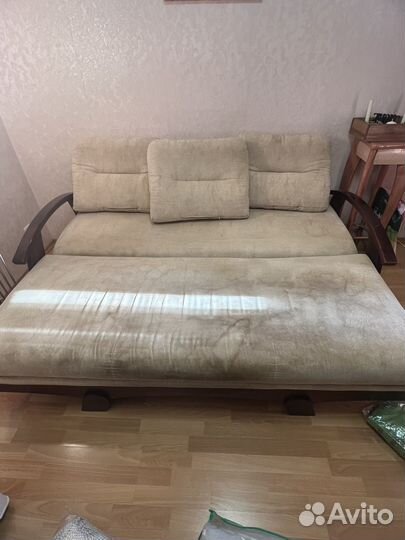 Диван прямой раскладной бу