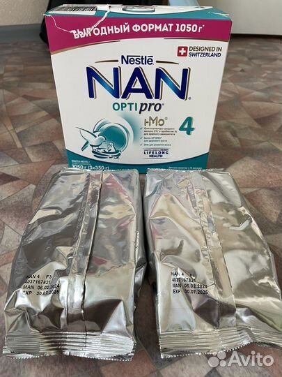 Детская молочная смесь нан