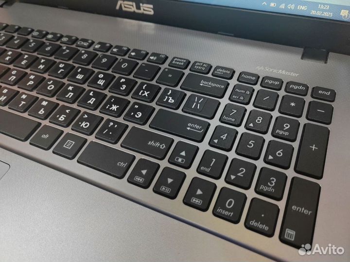 Игровой ноутбук Asus с SSD240 и процессором i5