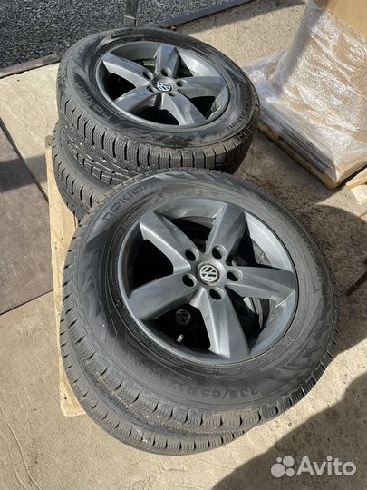 Колеса в сборе r17 зимние Туарег комплект