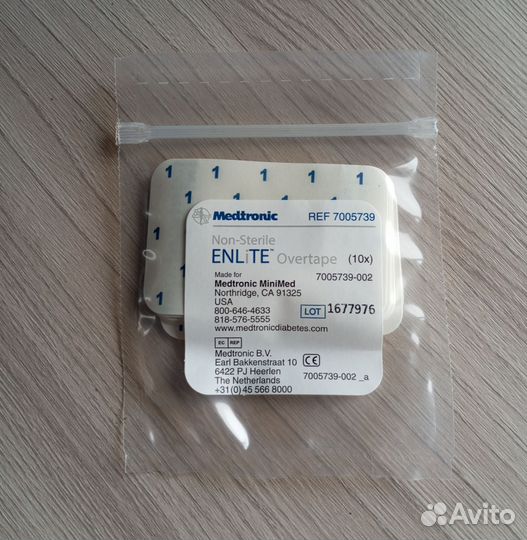 Пластырь для сенсоров Medtronic Enlite