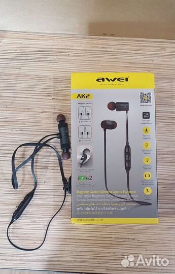 Беспроводные магнитные наушники awei AK2