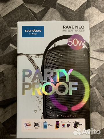 Портативная колонка Anker Soundcore Rave Neo