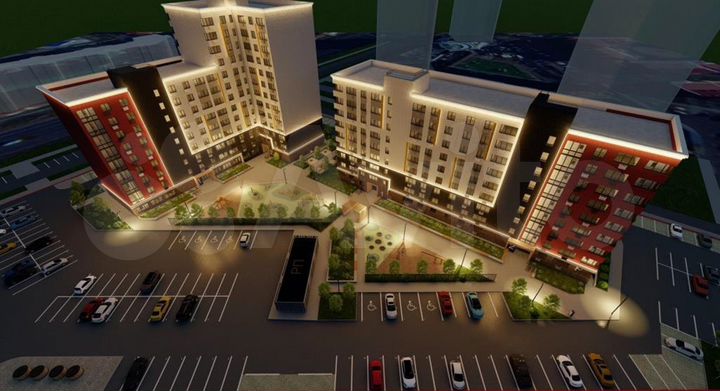 2-к. квартира, 73,5 м², 6/9 эт.