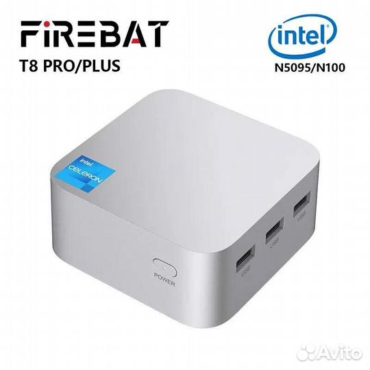 Новые компьютеры Мини-пк firebat T8 Pro Plus Intel