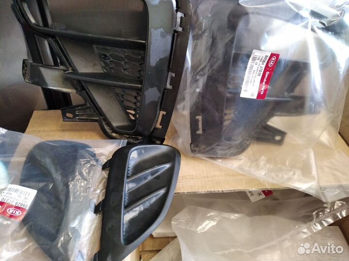 Накладка на бампер Кия Сид 3 поколение 2019- 2020г