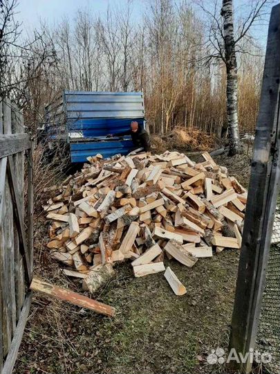 Дрова березовые. Колотые