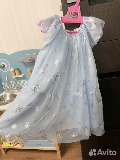 Платье снежинки новогоднее 98 Gloria Jeans