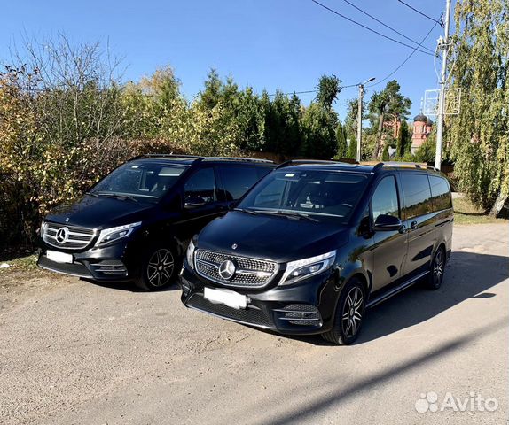 Аренда автомобиля Mercedes v-class с водителем