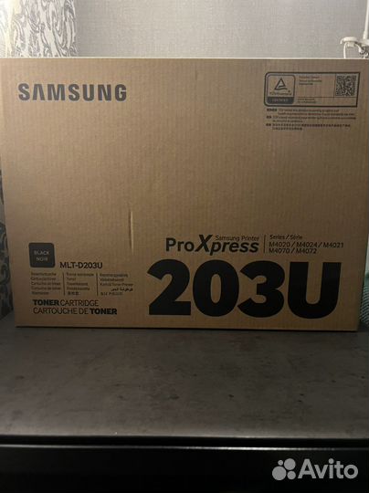 Картридж лазерный Samsung MLT-D203U SU917A Black