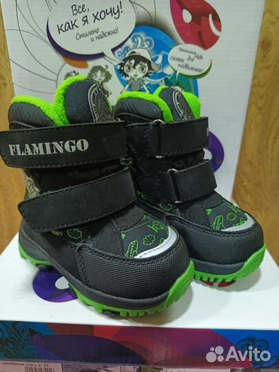 Ботинки зимние детские 22