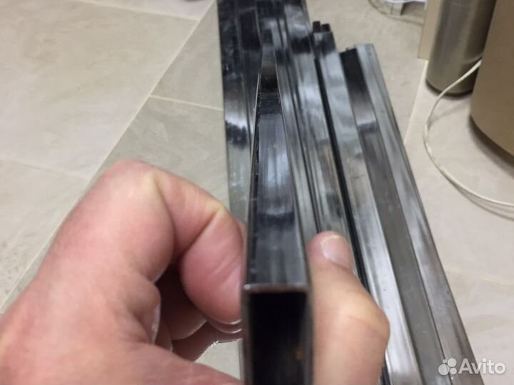 Труба хромированная прямоугольный профиль