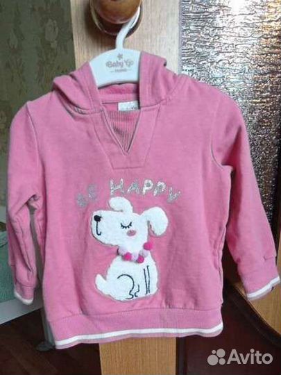 Вещи пакетом на девочку 80