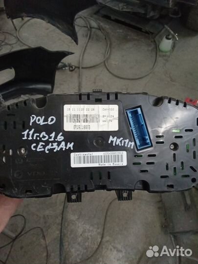 Щиток приборов volkswagen polo