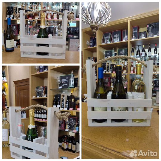 Бутылочница/Футляр/ящик/коробка для бутылки