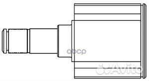 Шрус внутренний fordtelstar1.8 (GE8P) 1991.09-AT