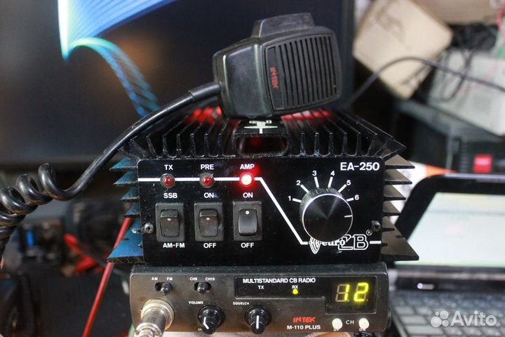 Рация Intek M-110+Усилок EA-250 26 - 29 и антенна