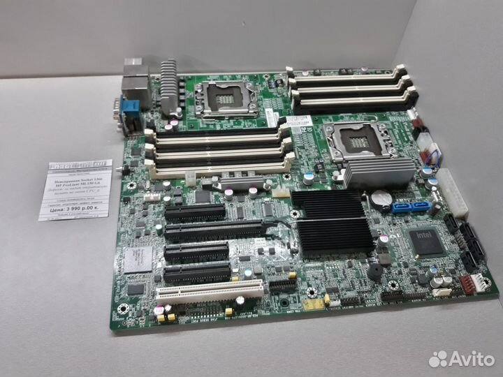 Неисправная материнская плата Socket 1366 HP