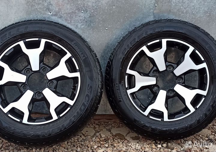 Комплект летних колес на ниву