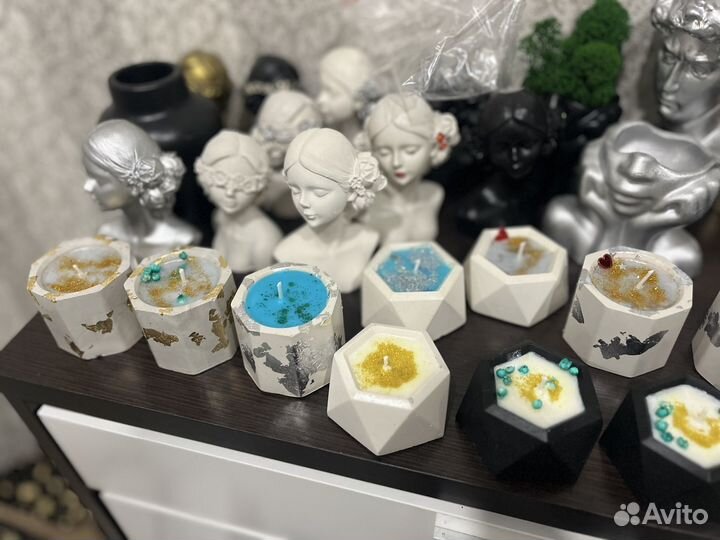 Ароматические соевые свечи ручной работы