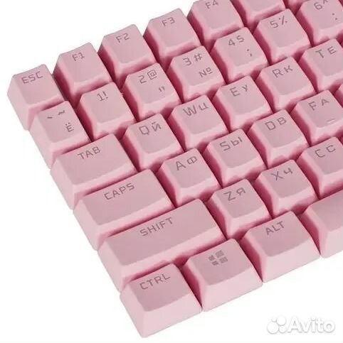 Набор розовых кейкапов HyperX PBT Keycaps Full