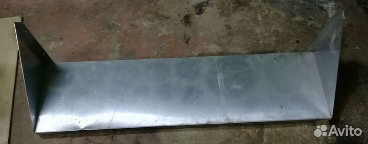 Полка из нержавейки для гаража