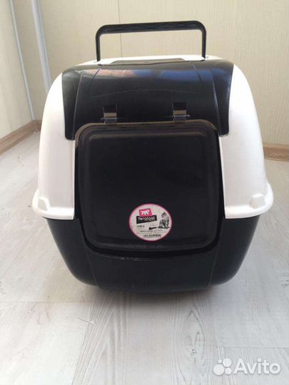 Кошачий туалет домик