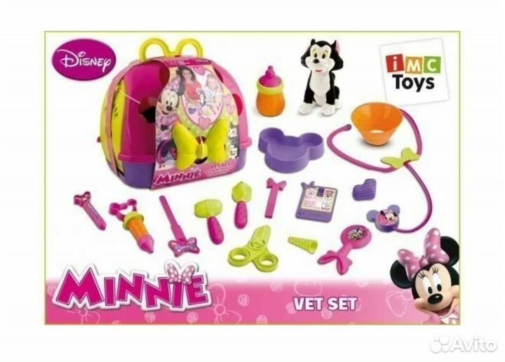 Котёнок из Дисней в чемоданчике с аксессуарами