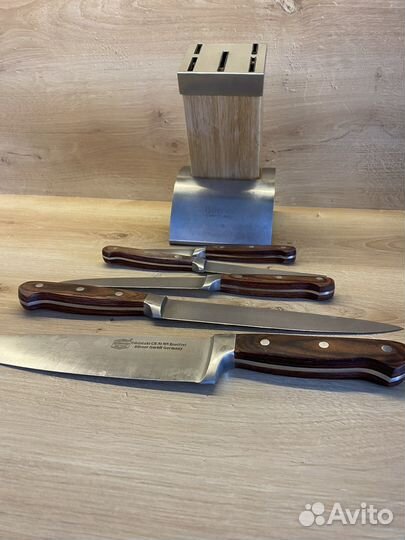 Набор кухонных ножей Borner с подставкой
