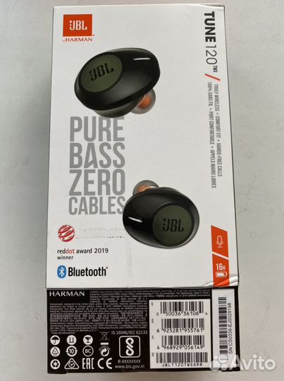 TWS наушники JBL Tune 120