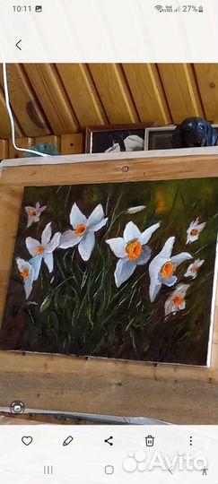 Картина маслом на холсте, 40 на 50 см