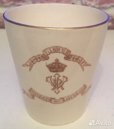 Бокал 1897 год Королева Виктория