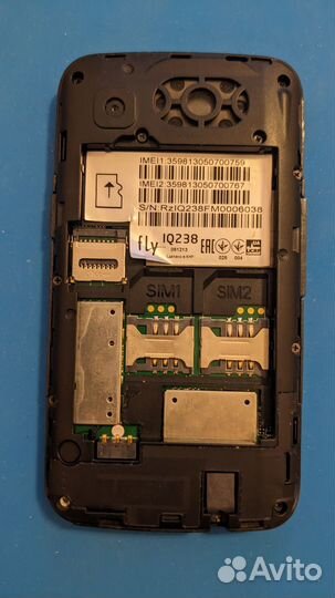 Fly IQ238 Jazz, 512 МБ