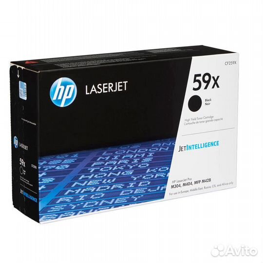 Оригинальные новые картриджи HP 59X CF259X Черный