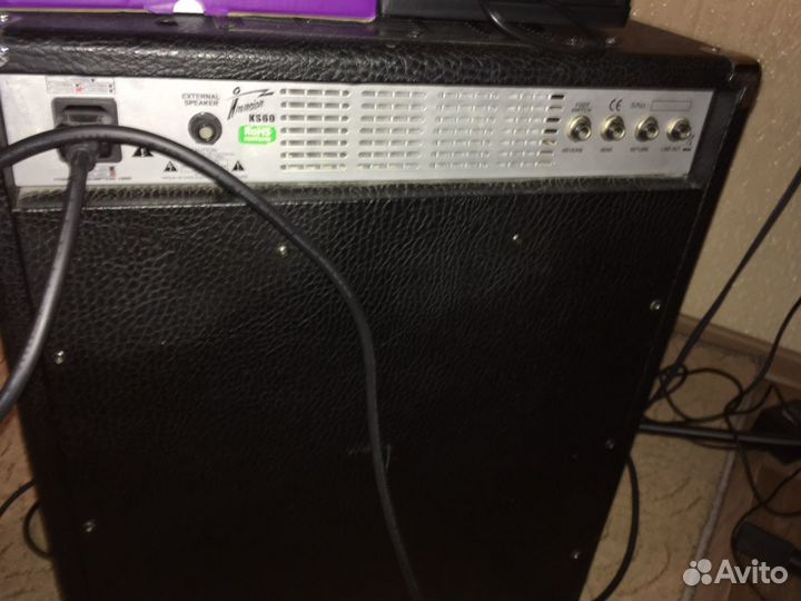 Комбоусилитель 60 вт универсальный с кабелем